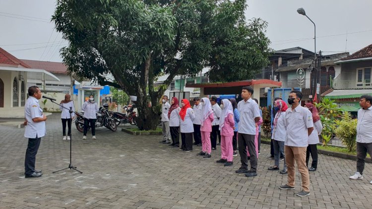 Disiplin Apel Pagi Karyawan/Karyawati Kecamatan cawas