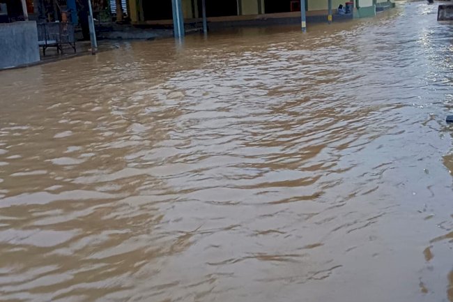 Banjir pertama di tahun 2023 ? Cawas jadi langganan banjir