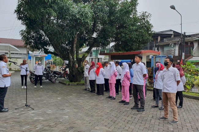 Disiplin Apel Pagi Karyawan/Karyawati Kecamatan cawas