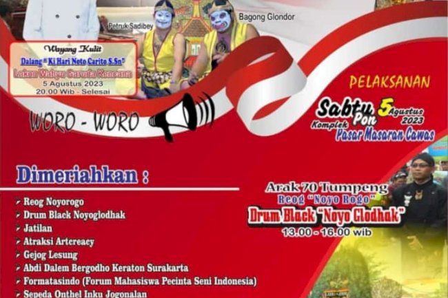 "Grebek Pasar Masaran Cawas"