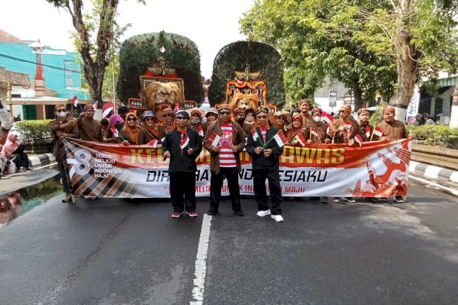 Kesenian REOG PONOROGO Perwakilan dari Desa Bawak ikut Memeriahkan Kegiatan Karnaval Budaya Kabupaten Klaten Tahun 2023
