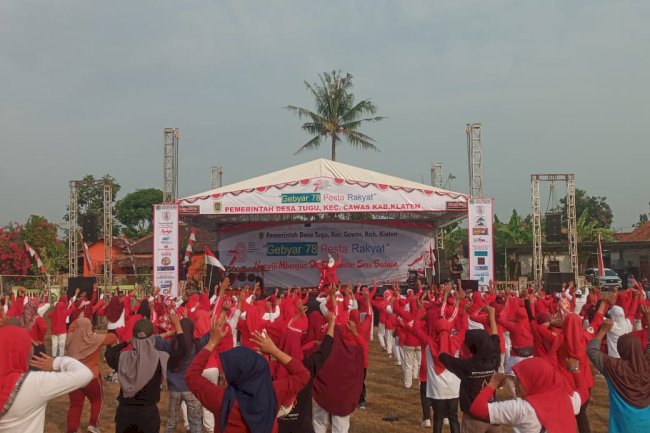 Gebyar 78 Pesta Rakyat Desa Tugu turut memerihkan kegiatan HUT RI 