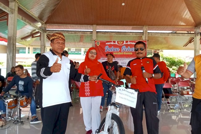 Senam dan Jalan Sehat Tingkat Kecamatan Cawas