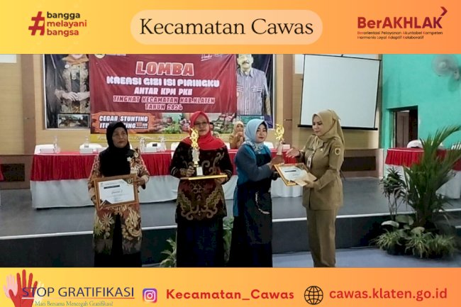 Kegiatan Lomba Kreasi Gizi Isi Piringku Tingkat Kecamatan