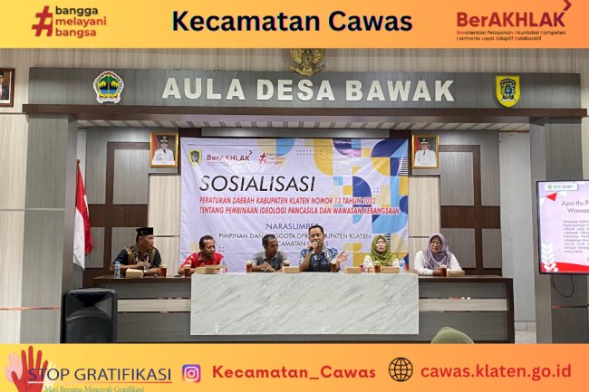 Sosialisasi Perda Nomor 13 Tahun 2023 di Desa Bawak