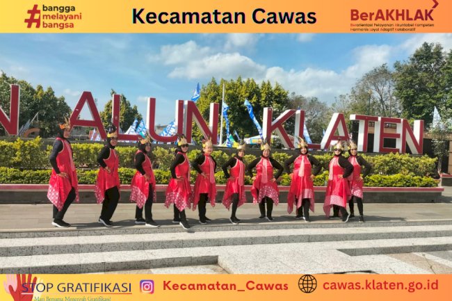 Semangat Ibu-Ibu TP'PKK Mengikuti Lomba Senam