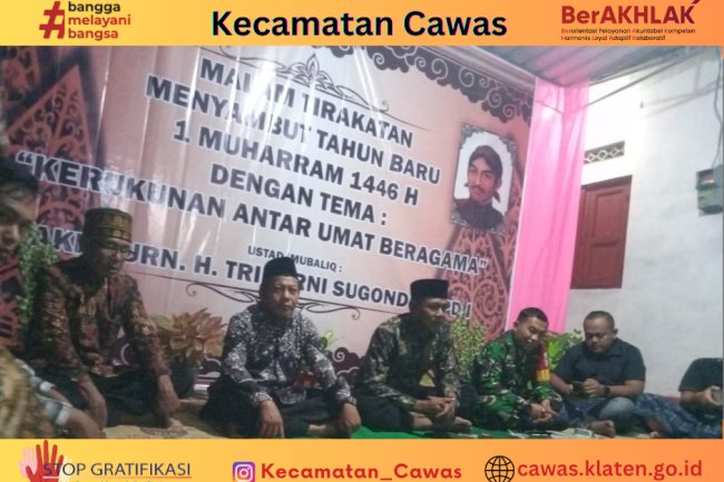 Pengajian Peringatan 1 Muharom di Petilasan Sunan Kalijogo