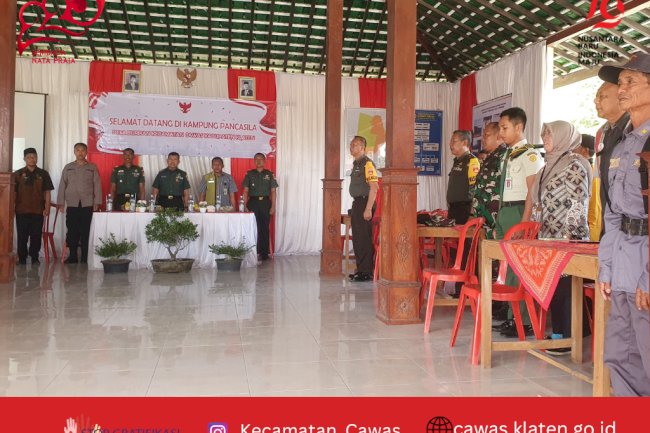 Kegiatan Penilaian Kampung Pancasila Desa Burikan