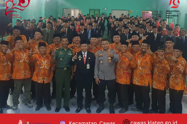 Pengukuhan Anggota BPD se Kecamatan Cawas