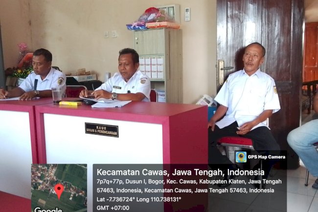 Pembinaan administrasi dan monitoring hasil pembangunan Desa Bogor