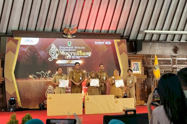 Kecamatan Cawas Raih Peringkat 1 Pelaksanaan Musrenbangcam di Klaten