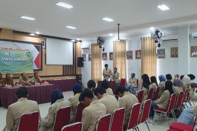 Penerimaan mahasiswa KKN PPM UGM Di Kecamatan Cawas
