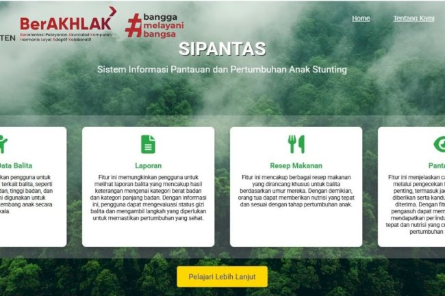 SISTEM INFORMASI PEMANTAUAN DAN PERTUMBUHAN ANAK STUNTING  DI KECAMATAN CAWAS KABUPATEN KLATEN