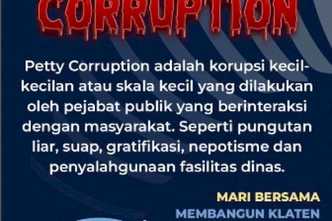 Mari bersama membangun Klaten bebas dari korupsi