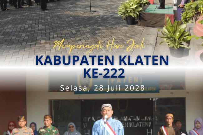 SELAMAT HARI JADI KABUPATEN KLATEN KE-222