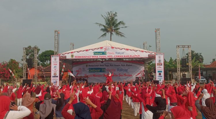 Gebyar 78 Pesta Rakyat Desa Tugu turut memerihkan kegiatan HUT RI