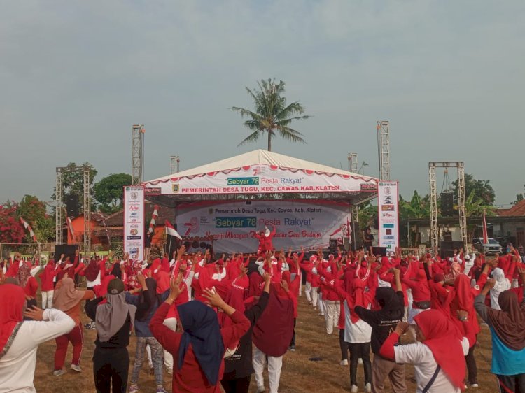 Gebyar 78 Pesta Rakyat Desa Tugu turut memerihkan kegiatan HUT RI 