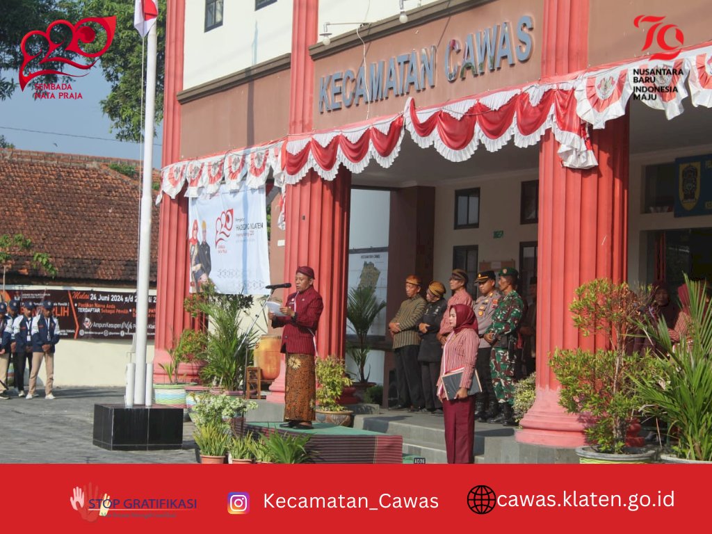 Upacara Hari Jadi Kebupaten Klaten Ke - 220