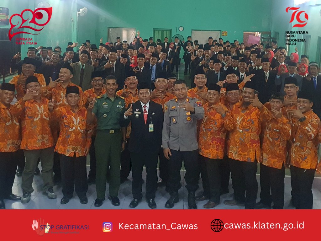 Pengukuhan Anggota BPD se Kecamatan Cawas