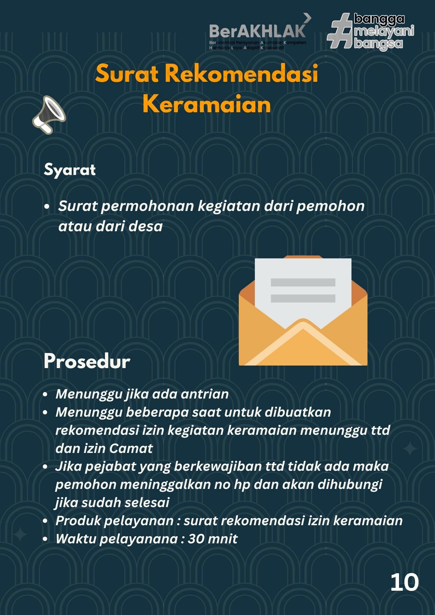Standar Pelayanan Kecamatan Cawas