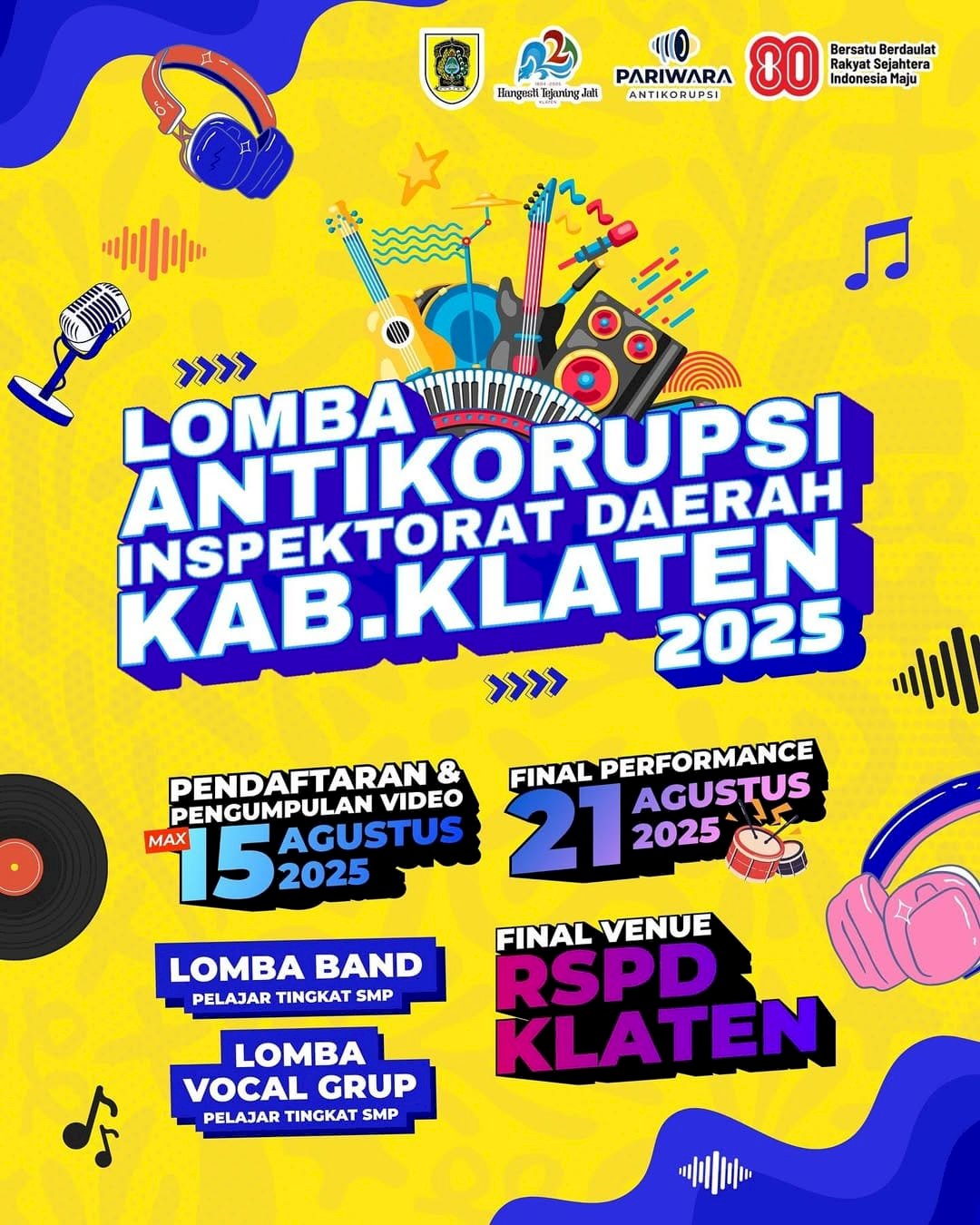 AYO, Ikuti Lomba ANTI KORUPSI dari Inspektorat Kab Klaten