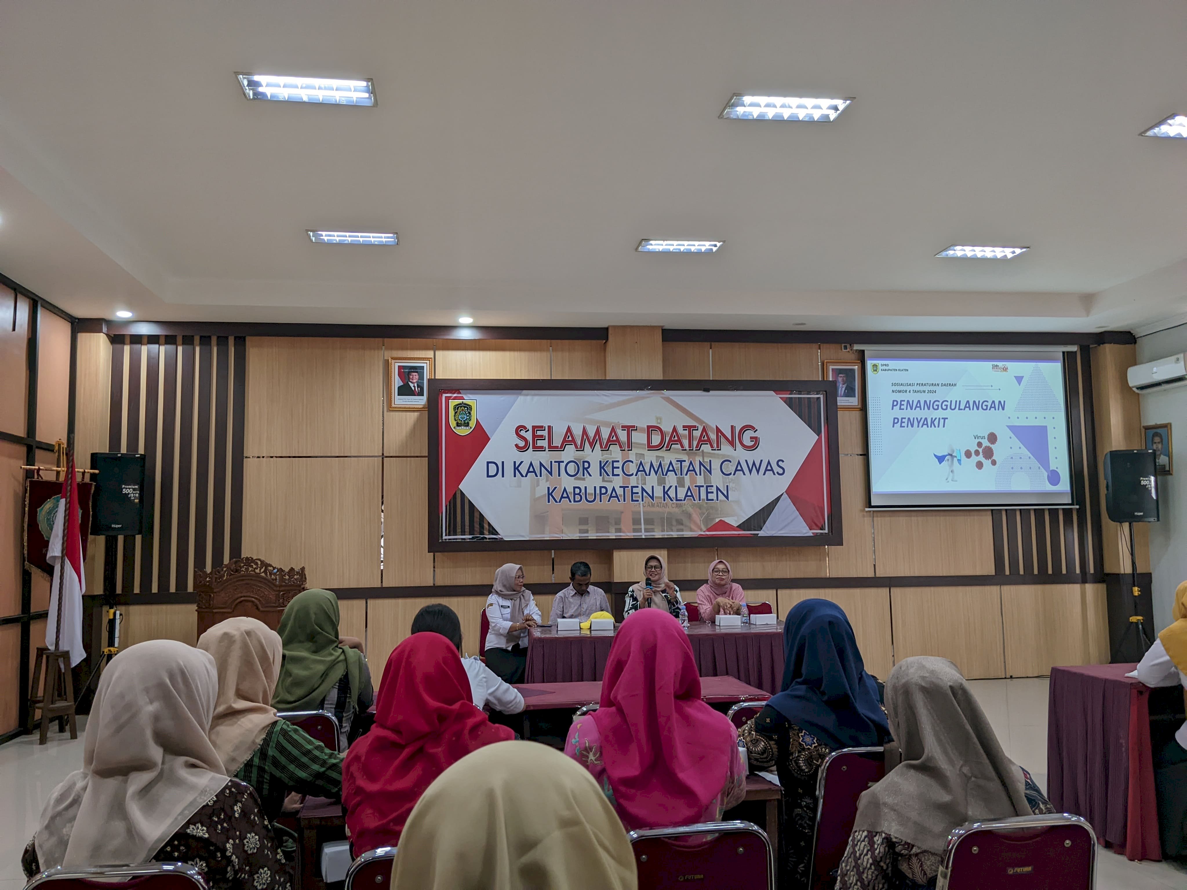 SOSIALISASI PERATURAN DAERAH NOMOR  4 TAHUN 2024 Tentang  "PENANGGULANGAN PENYAKIT"