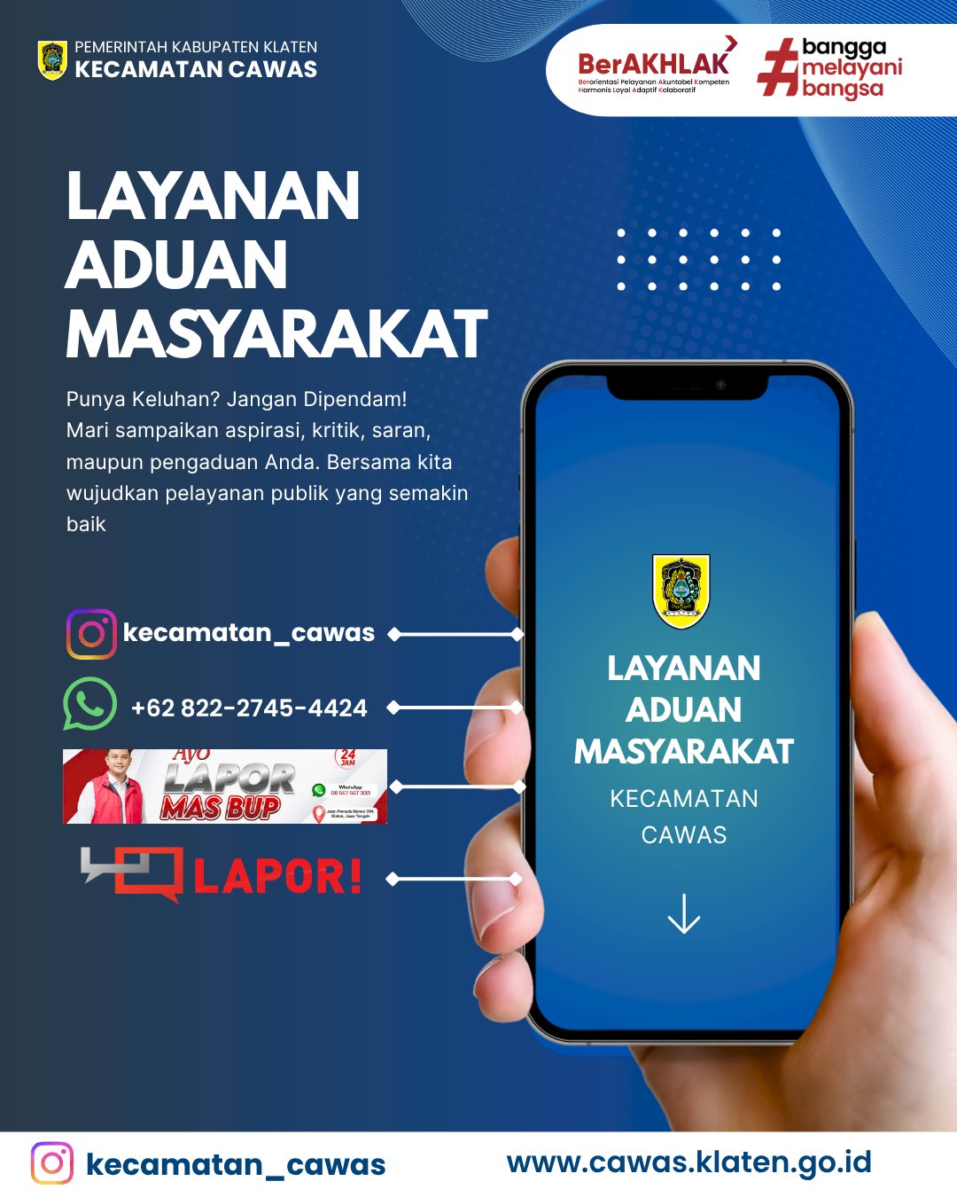 LAYANAN ADUAN MASYARAKAT KECAMATAN CAWAS