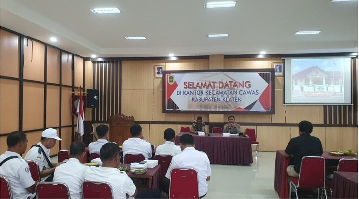 Rapat koordinasi antisipasi aksi begal dan klitih di wilayah Kecamatan Cawas