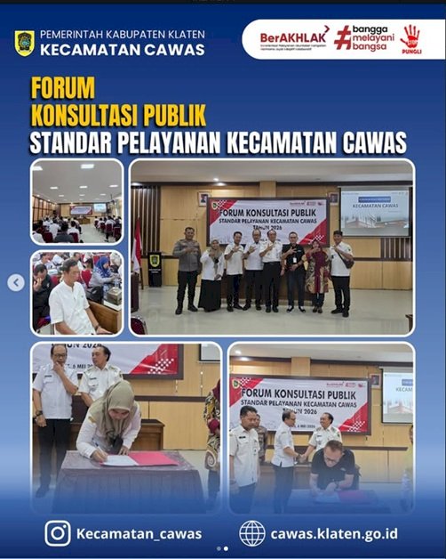 FORUM KOMUNIKASI PUBLIK KECAMATAN CAWAS TAHUN 2026