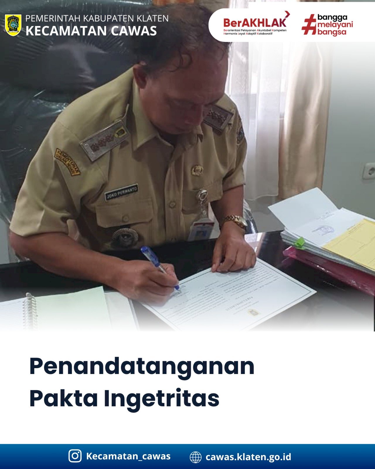 Penandatanganan Pakta Integritas