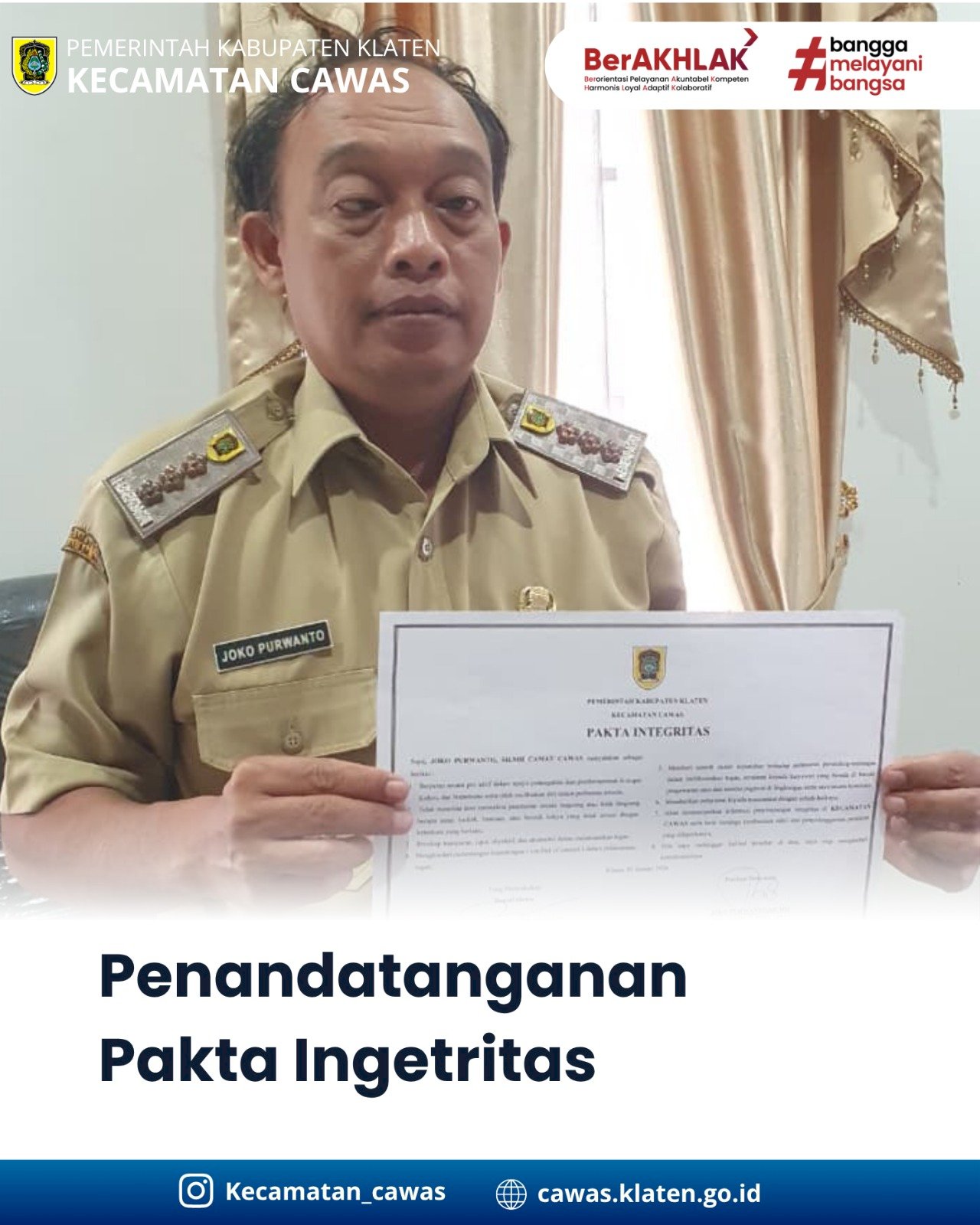Penandatanganan Pakta Integritas